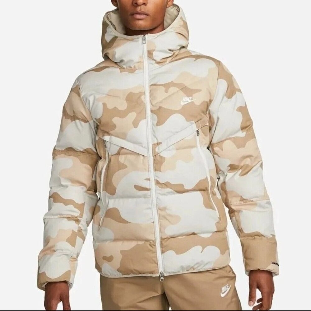 Nike Sportswear Therma-FIT Windrunner Puffer Jacket 'Camo' Sz 2XL XXL DQ4935-072